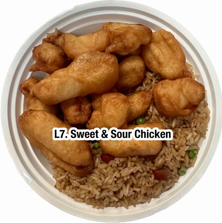 L7. 甜酸鸡 Sweet & Sour Chicken