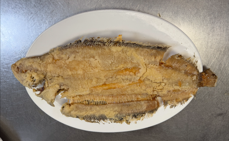 SF11. Deep Fried Crispy Whole Sole Fish with Sauce