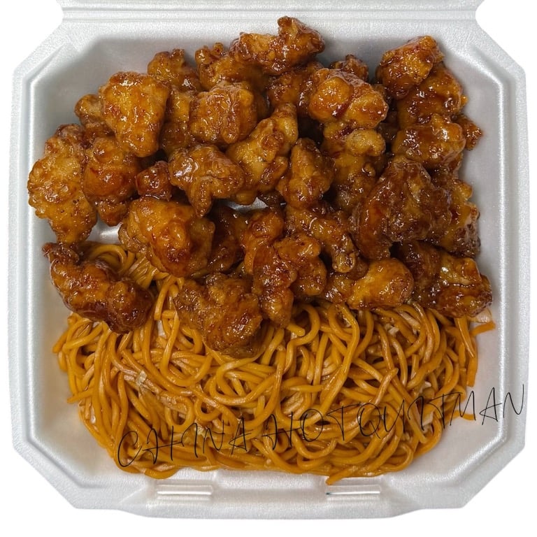 Big Plate Special Mongolian Chicken + Lo Mein