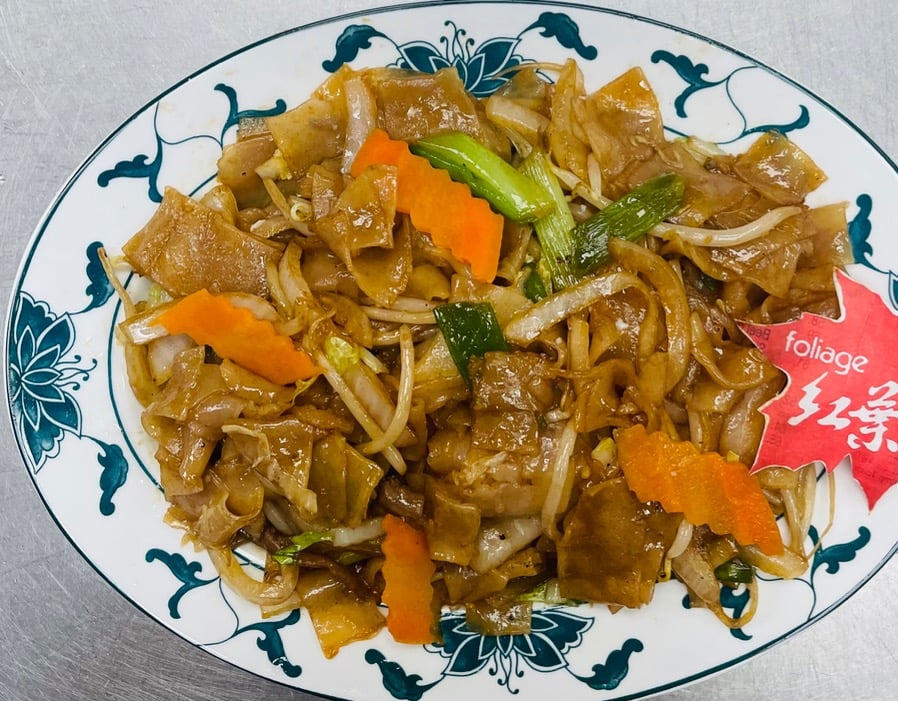 58. Vegetable Chow Fun 菜炒粉