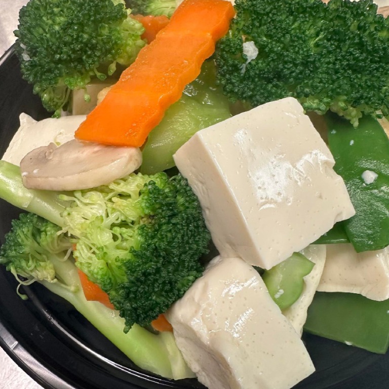 H 2. Steamed Bean Curd w. Vegetables