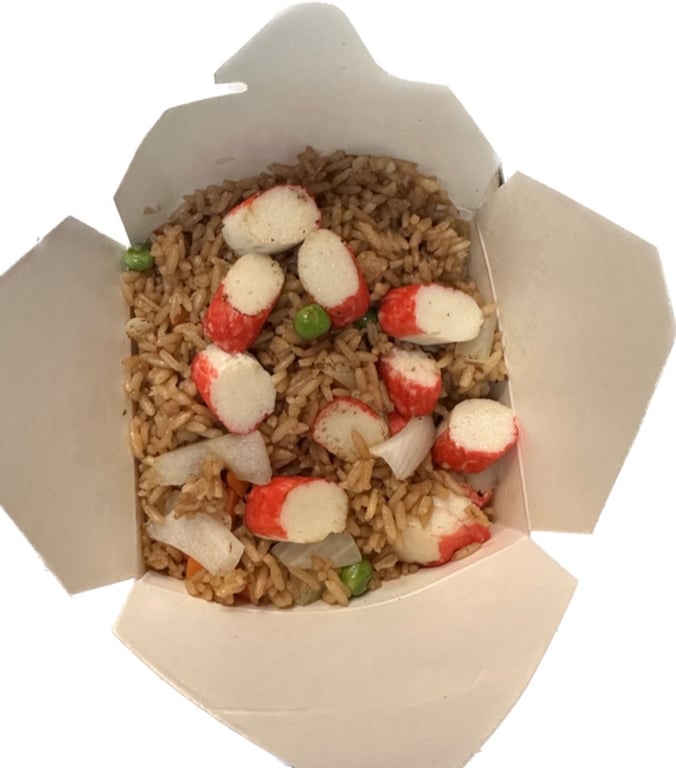 F4. 蟹肉炒饭 Crabmeat Fried Rice