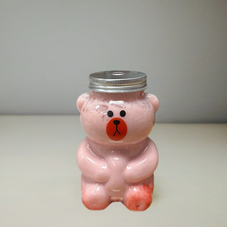 K7. Milky watermelon with popping boba