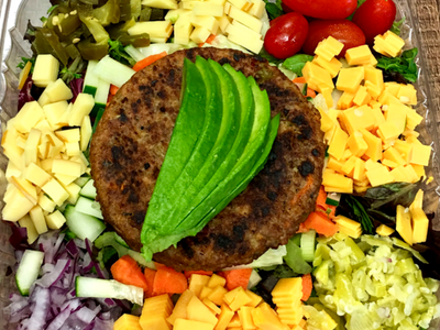 Veggie Burger Salad Image