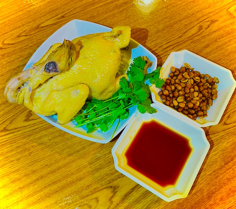 Chicken in chilli oil sauce  川味口水鸡