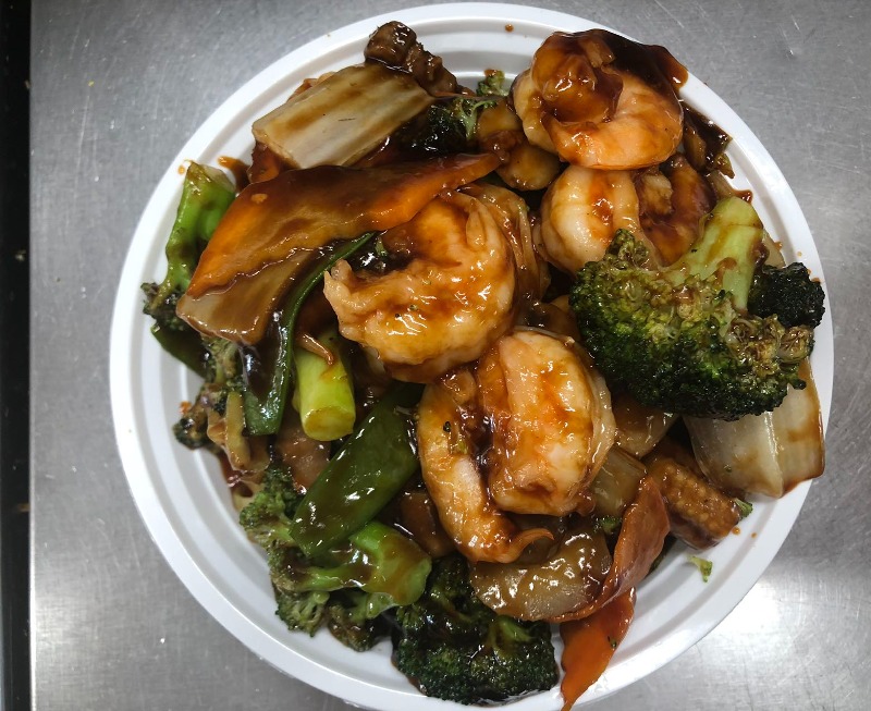 77. Shrimp w. Mixed Vegetable