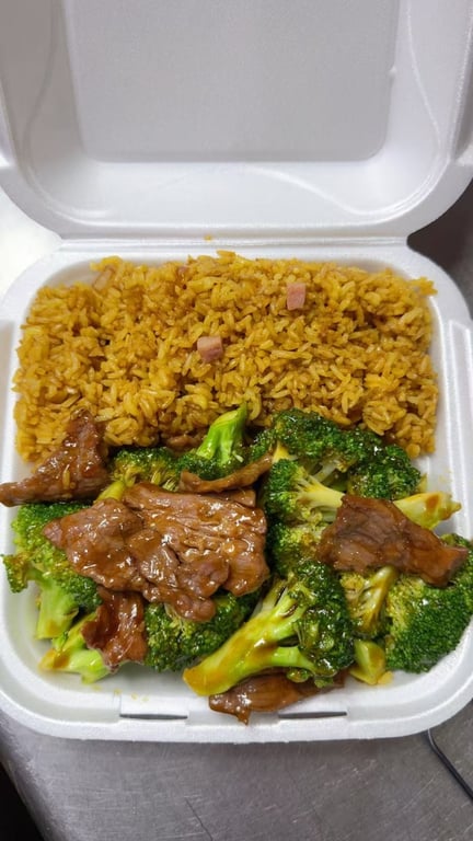 C 6. Beef and Broccoli (Combo)