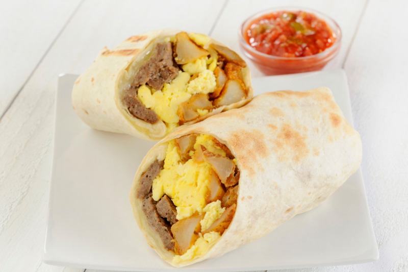 Breakfast Burrito Tray Image