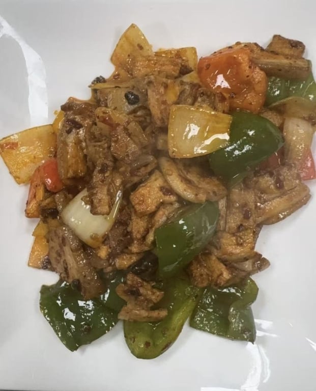 Double Cooked Pork Slices