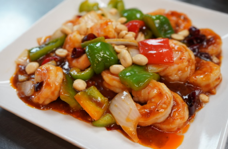 Shrimp with Garlic Sauce<br>魚香虾仁
