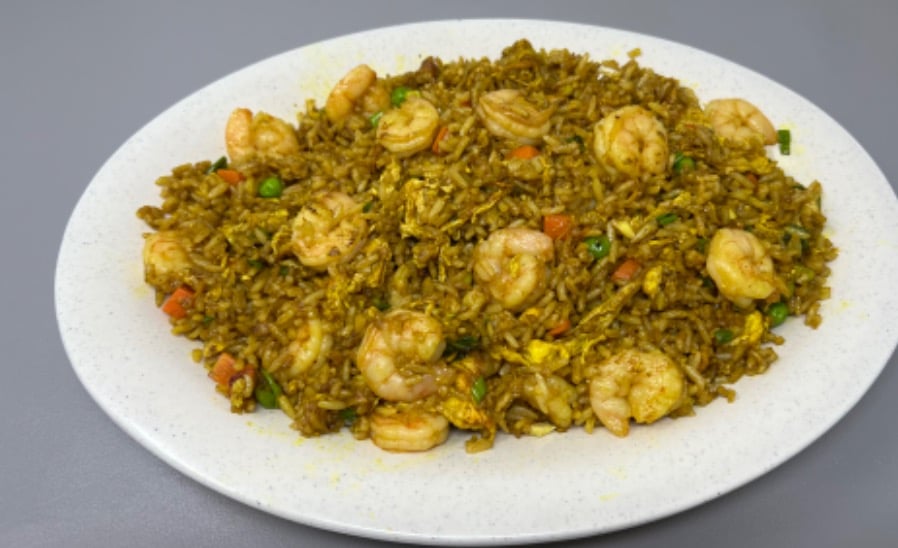 F5. Curry Style Shrimp Fried Rice