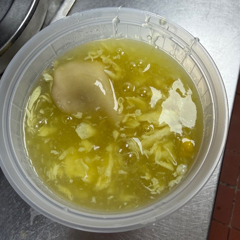 124. Mixed Wonton w. Egg Drop Soup