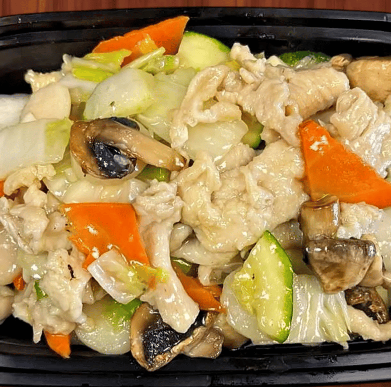 32. 蘑菇鸡片 Moo Goo Gai Pan