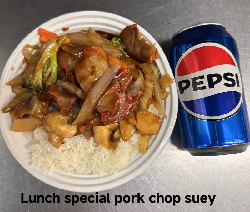 L 5. Pork Chop Suey