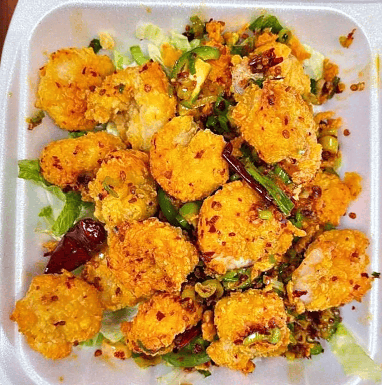 S2. 椒盐虾 Salt and Pepper Shrimp