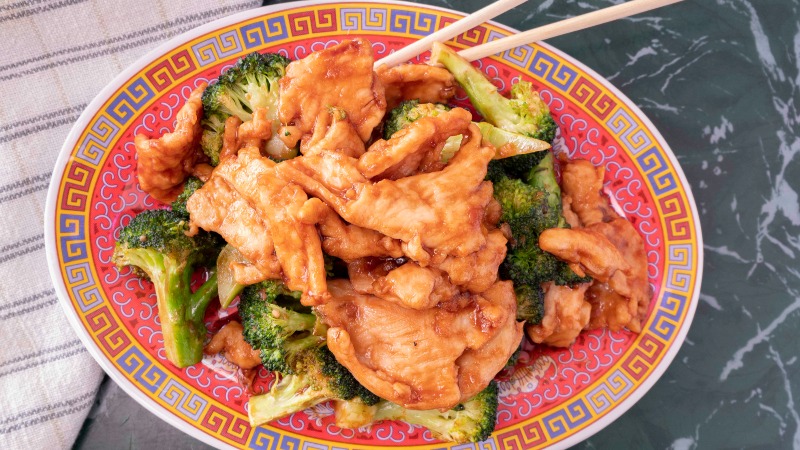 80. Chicken w. Broccoli 芥兰鸡