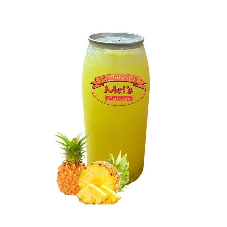 Pineapple Popping Boba Milk Tea