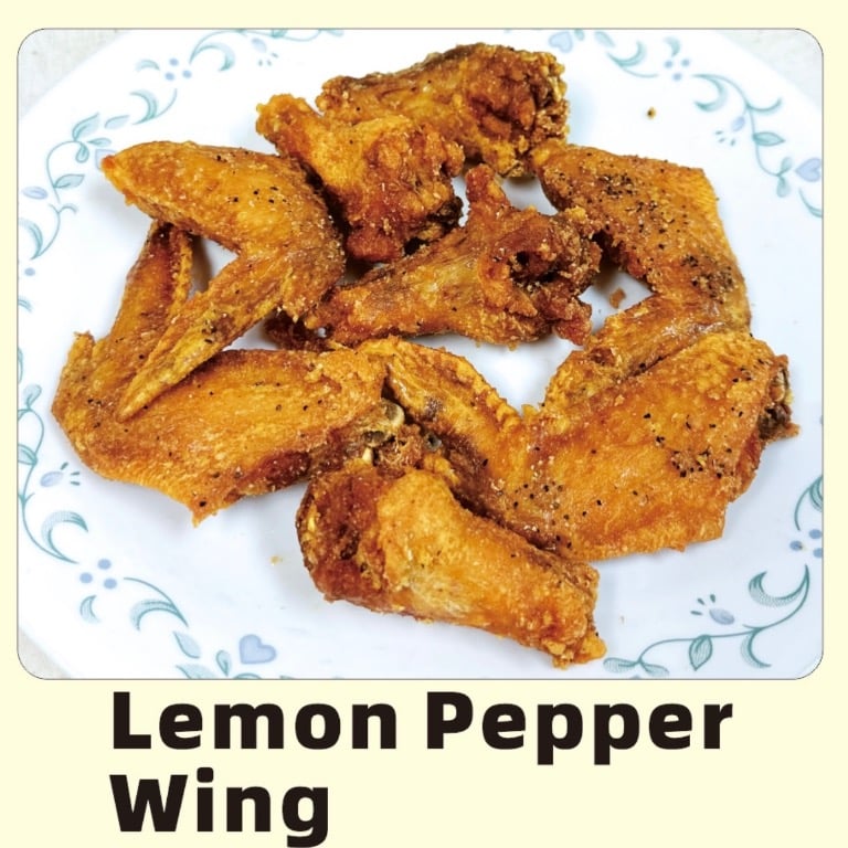 Lemon Pepper Chicken Wing (8) 柠檬黑椒鸡翅 (8)