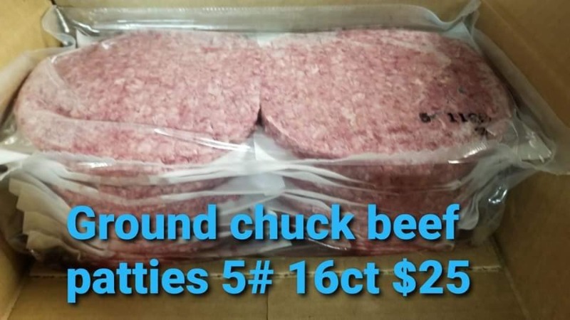 Burger Patties Ground Chuck - 5 lbs 16ct