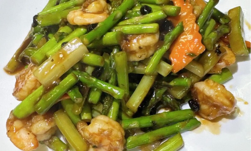 Asparagus Prawns