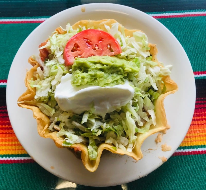 Grilled Vegetable Fajita Taco Salad Image