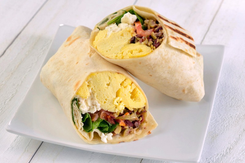 Mediterranean Breakfast Burrito