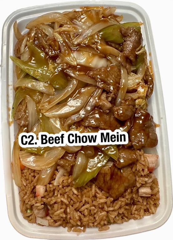 C2. 牛炒面 Beef Chow Mein