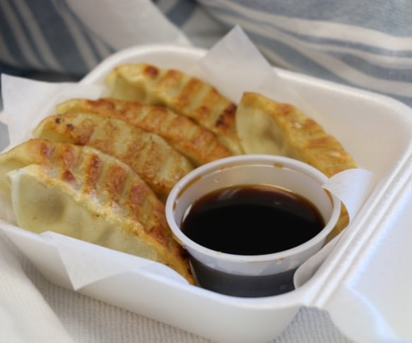 A11. Pan Fried Pork Pot Stickers 煎饺