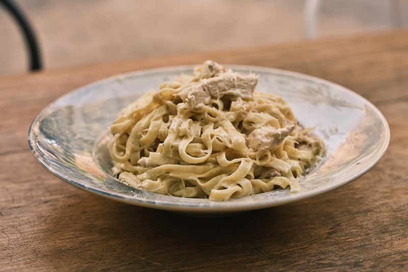 Fettuccine Alfredo with Chicken