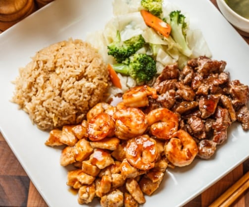 E22. Hibachi Triple Delight