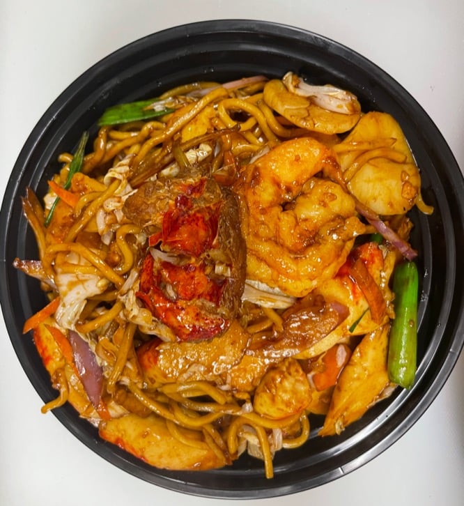 49a. Seafood Lo Mein<br>海鲜捞面