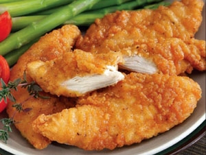 Chicken STRIPS (All White Meat) w/ Choice Snack Image