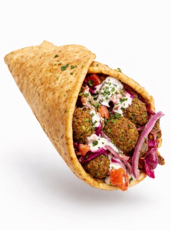 FALAFEL (VEGAN) PITA SANDWICH