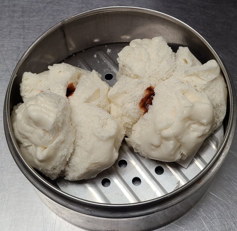 12. Steamed BBQ Pork Buns (Item A...2 pieces)