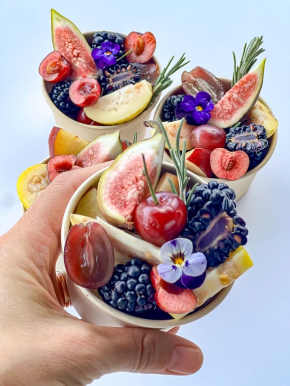 Mini-cups de fruits