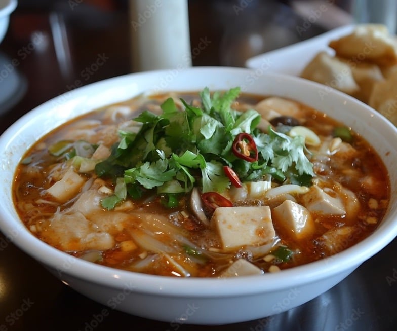 25. 酸辣汤<br>Hot and Sour Soup