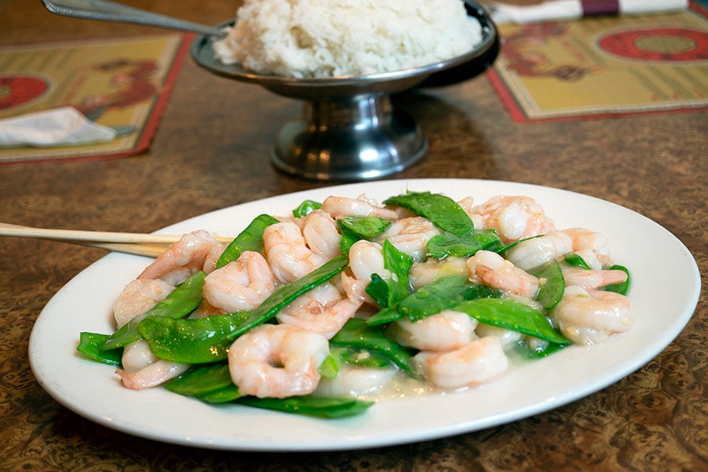 Shrimp with Pea Pods Image