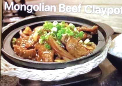 Mongolian Beef Claypot