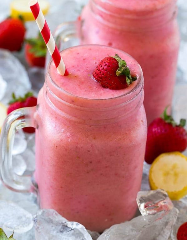 SM1. Pink Delight Smoothie (Strawberry)