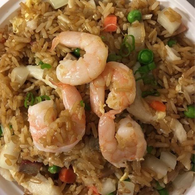 R6. Shrimp Fried Rice 虾炒饭