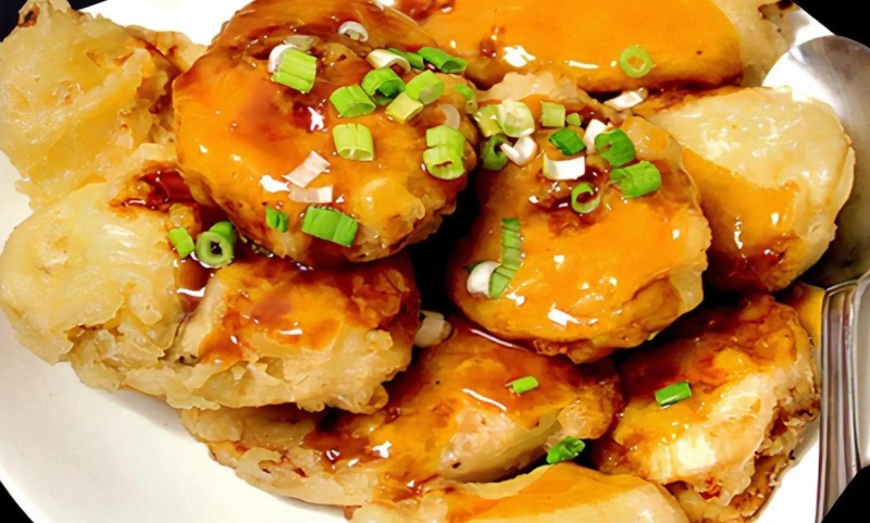Fried Eggplant w. Pork