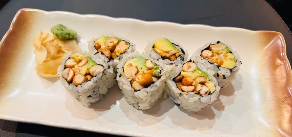 Peanut Avocado Roll