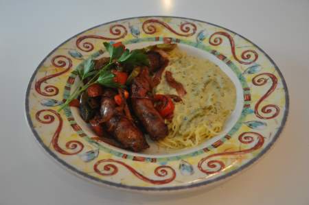 Italian Sausage & Peppers Image