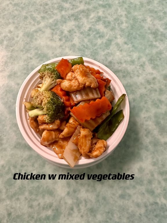 77. Chicken w. Mixed Vegetables