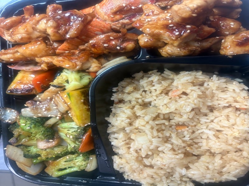 Hibachi Lobster & Chicken
