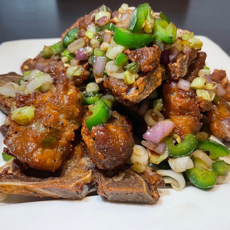 19. Fried Salt Pepper Pork Chop