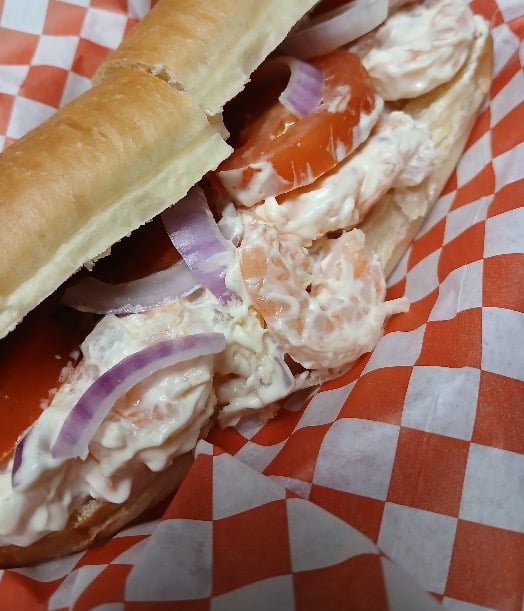 Shrimp Salad Sub w Chips or Soda