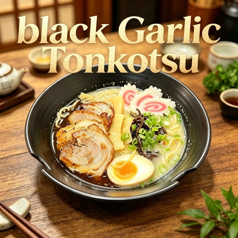 Black Tonkotsu Ramen
