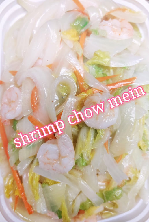 虾炒面 34. Shrimp Chow Mein