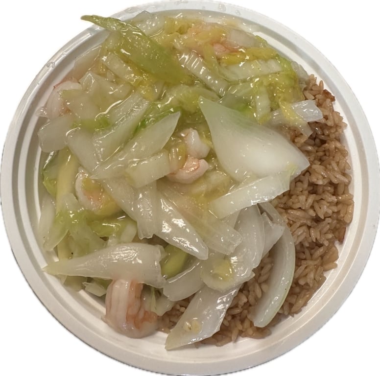 L17. 虾炒面  Shrimp Chow Mein